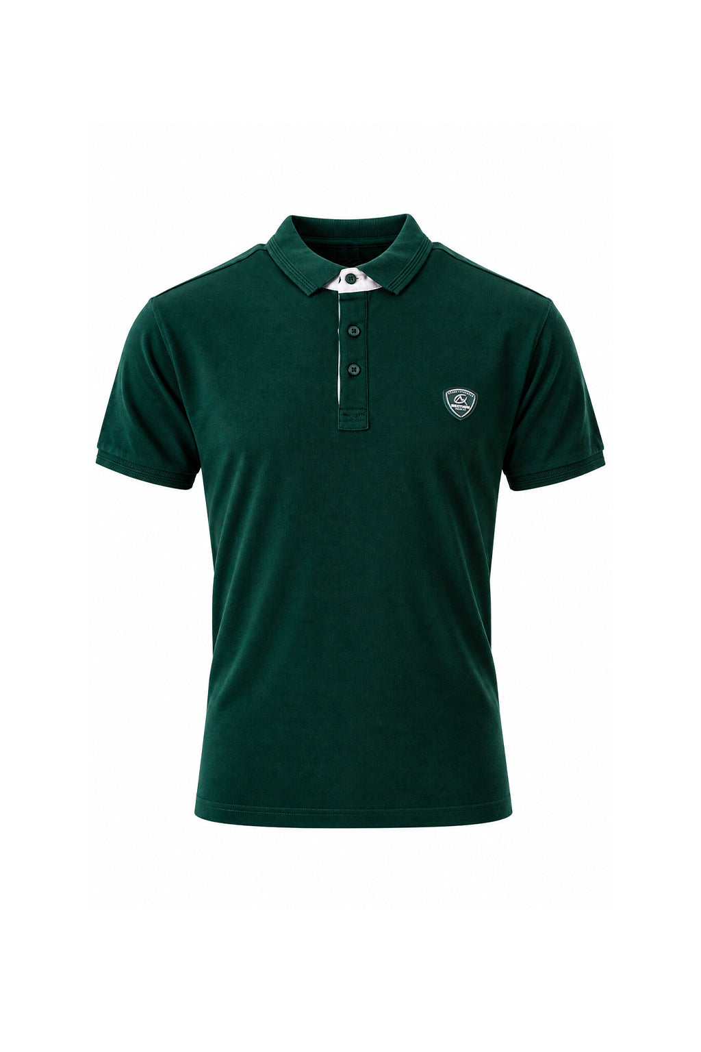Polo Homme Vert manches courtes