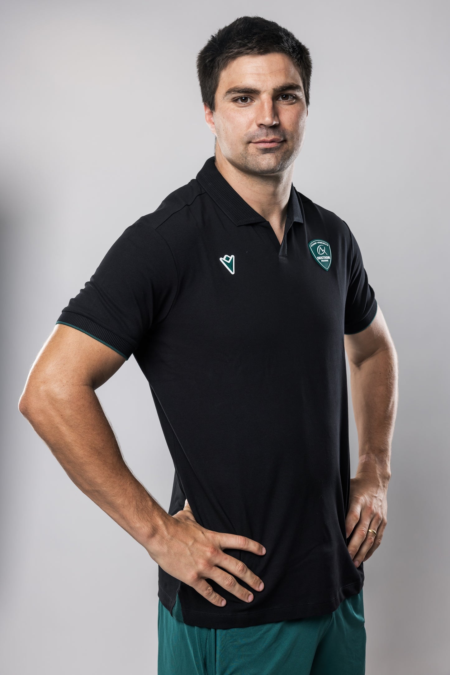 Polo Enfant Noir Macron Officiel - 2026/2027