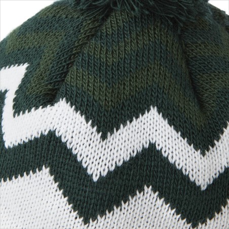 BOX DE NOËL - BONNET ZIGZAG & ÉCHARPE RAYÉE BLANC & VERT