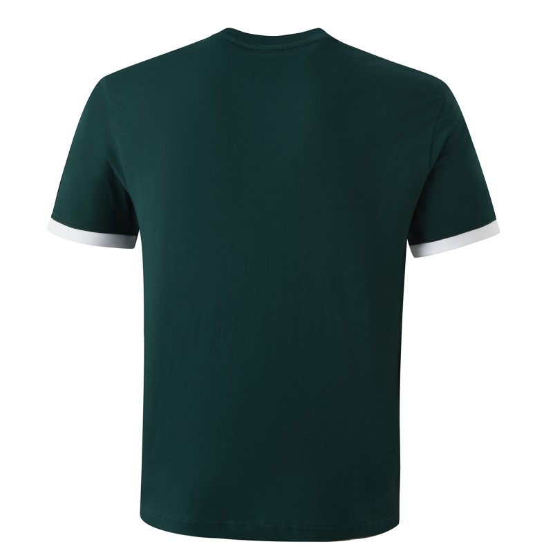 T-SHIRT SUPPORTER EMBOSSAGE VERT - ENFANT