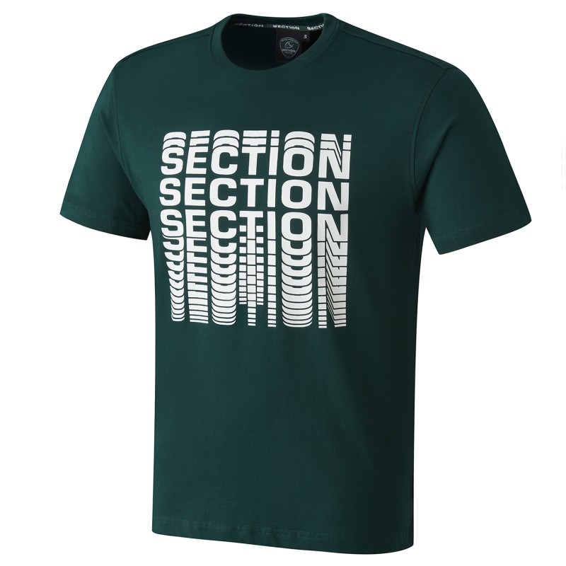 T-SHIRT SUPPORTER SECTION VERT - ADULTE