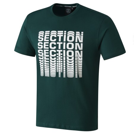 T-SHIRT SUPPORTER SECTION VERT - ADULTE