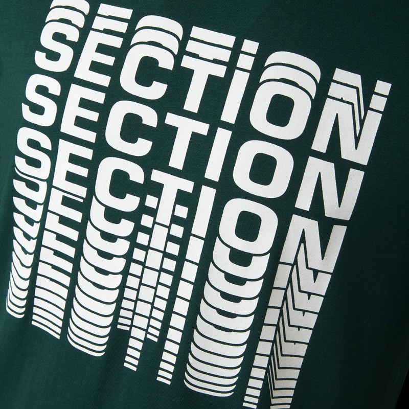 T-SHIRT SUPPORTER SECTION VERT - ADULTE