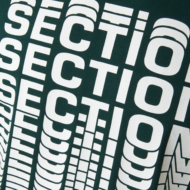 T-SHIRT SUPPORTER SECTION VERT - ADULTE