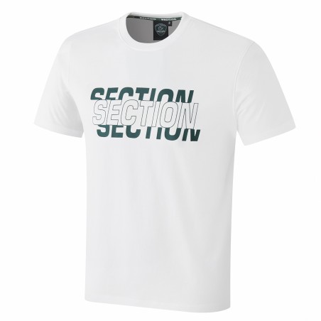 T-SHIRT SUPPORTER SECTION BLANC - ADULTE