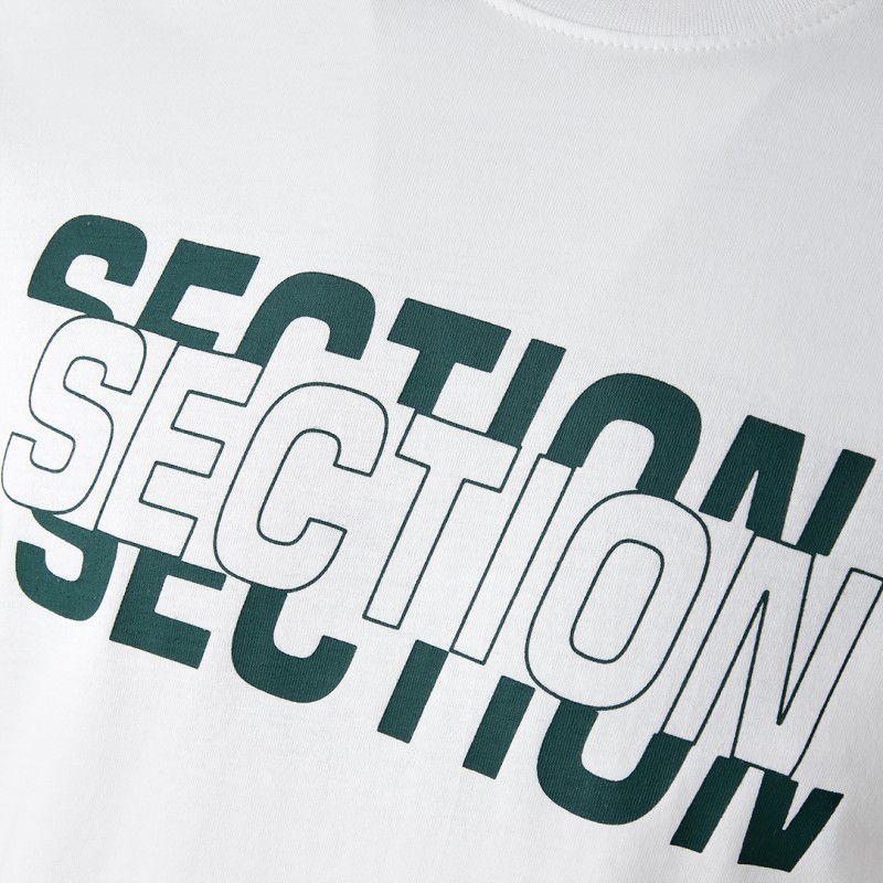 T-SHIRT SUPPORTER SECTION BLANC - ADULTE