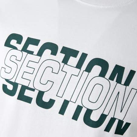 T-SHIRT SUPPORTER SECTION BLANC - ADULTE