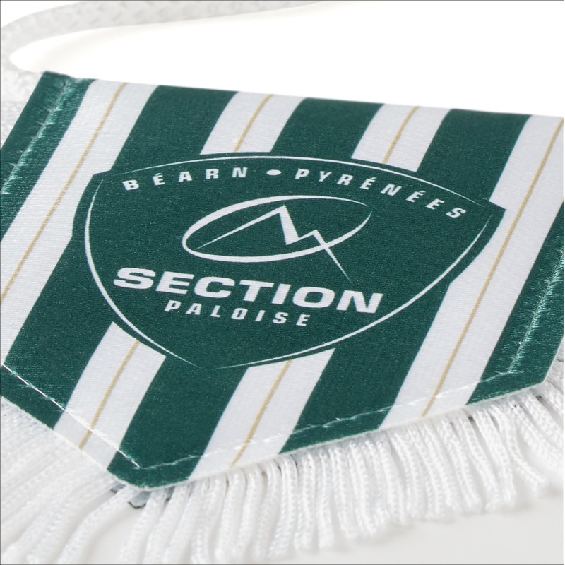 FANION SUPERSEVENS VERT ET BLANC SECTION PALOISE FANION SUPERSEVENS VERT ET BLANC SECTION PALOISE