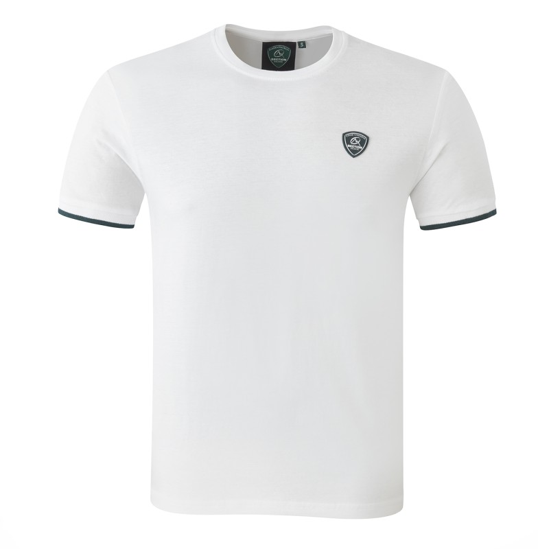 T-SHIRT BLASON BLANC