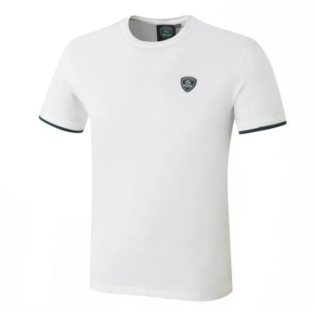 T-SHIRT BLASON BLANC