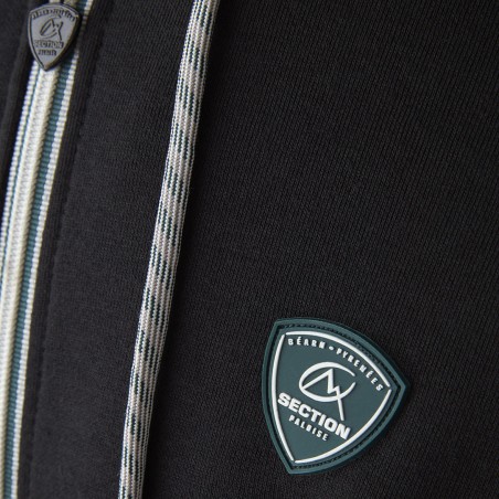 VESTE ZIPPEE BLASON NOIRE - SECTION PALOISE