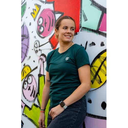 T-SHIRT BLASON VERT FEMME - SECTION PALOISE
