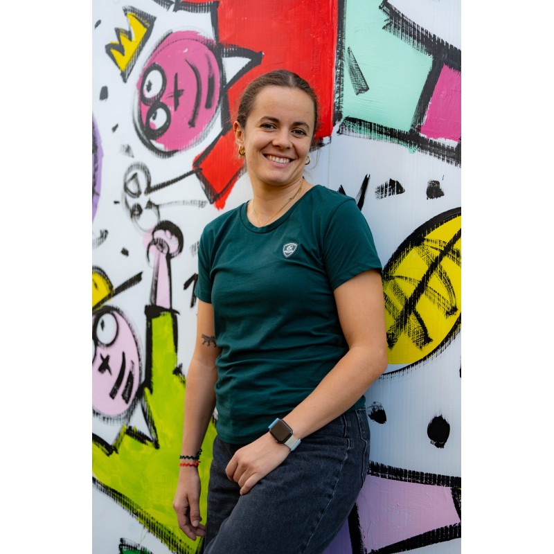 T-SHIRT BLASON VERT FEMME - SECTION PALOISE