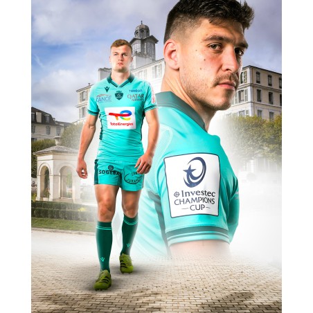 MAILLOT CHAMPIONS CUP VERT FLUO MACRON