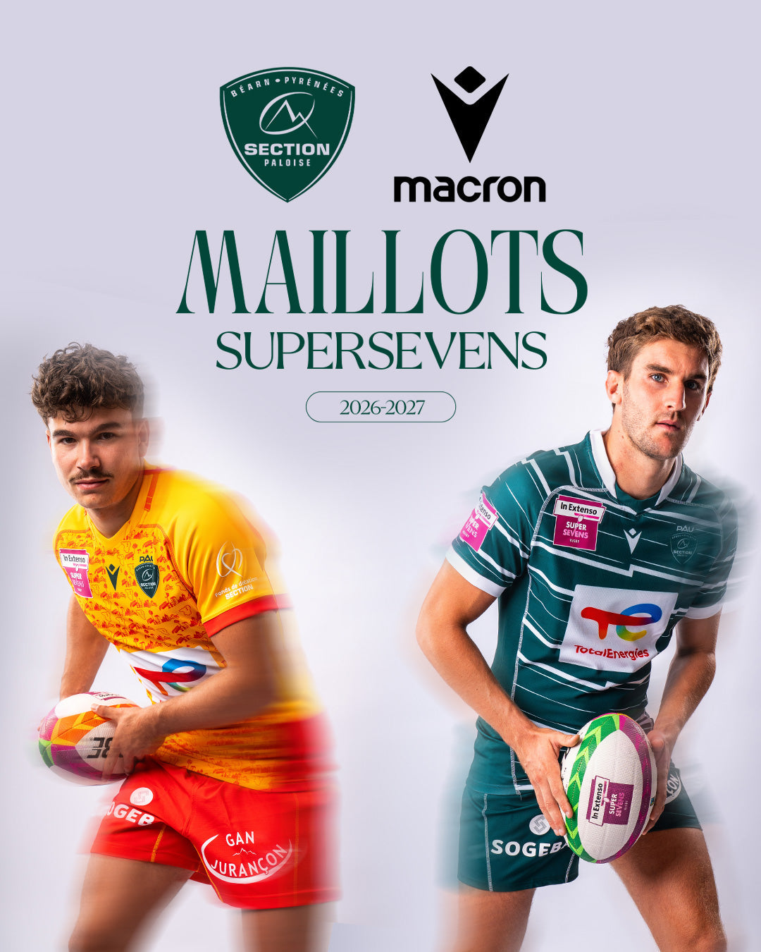 Maillots Supersevens 2026/2027