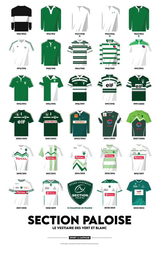 AFFICHE LE VESTIAIRE DES VERT ET BLANC