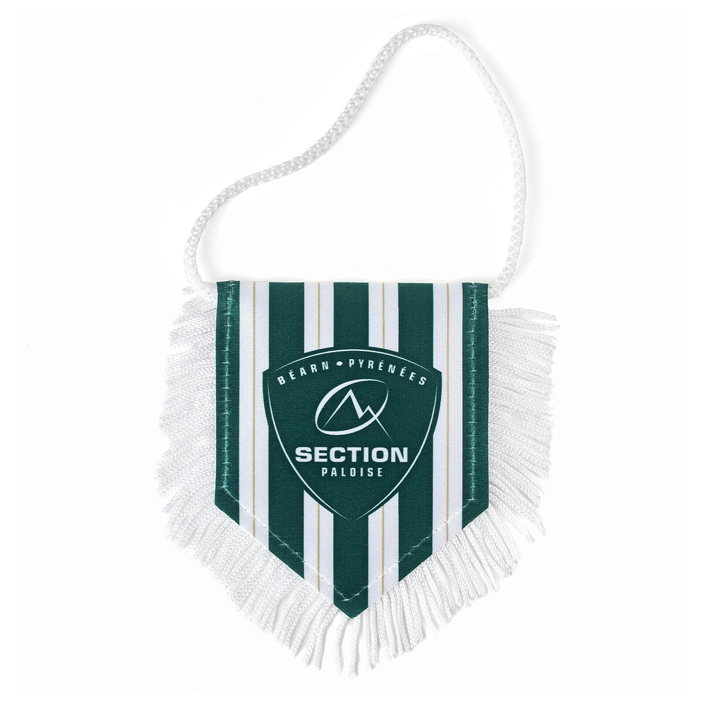 FANION SUPERSEVENS VERT ET BLANC SECTION PALOISE
