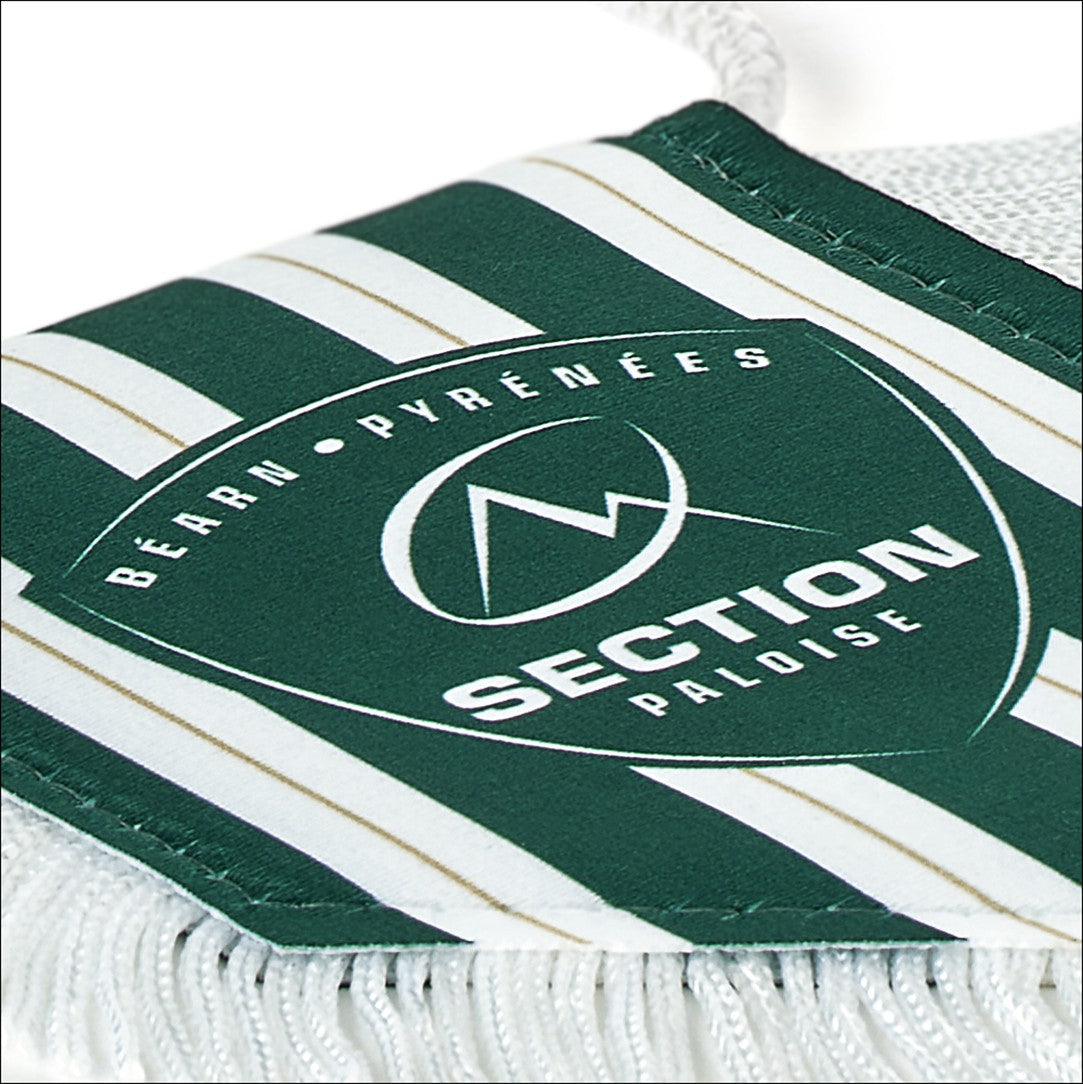 FANION SUPERSEVENS VERT ET BLANC SECTION PALOISE