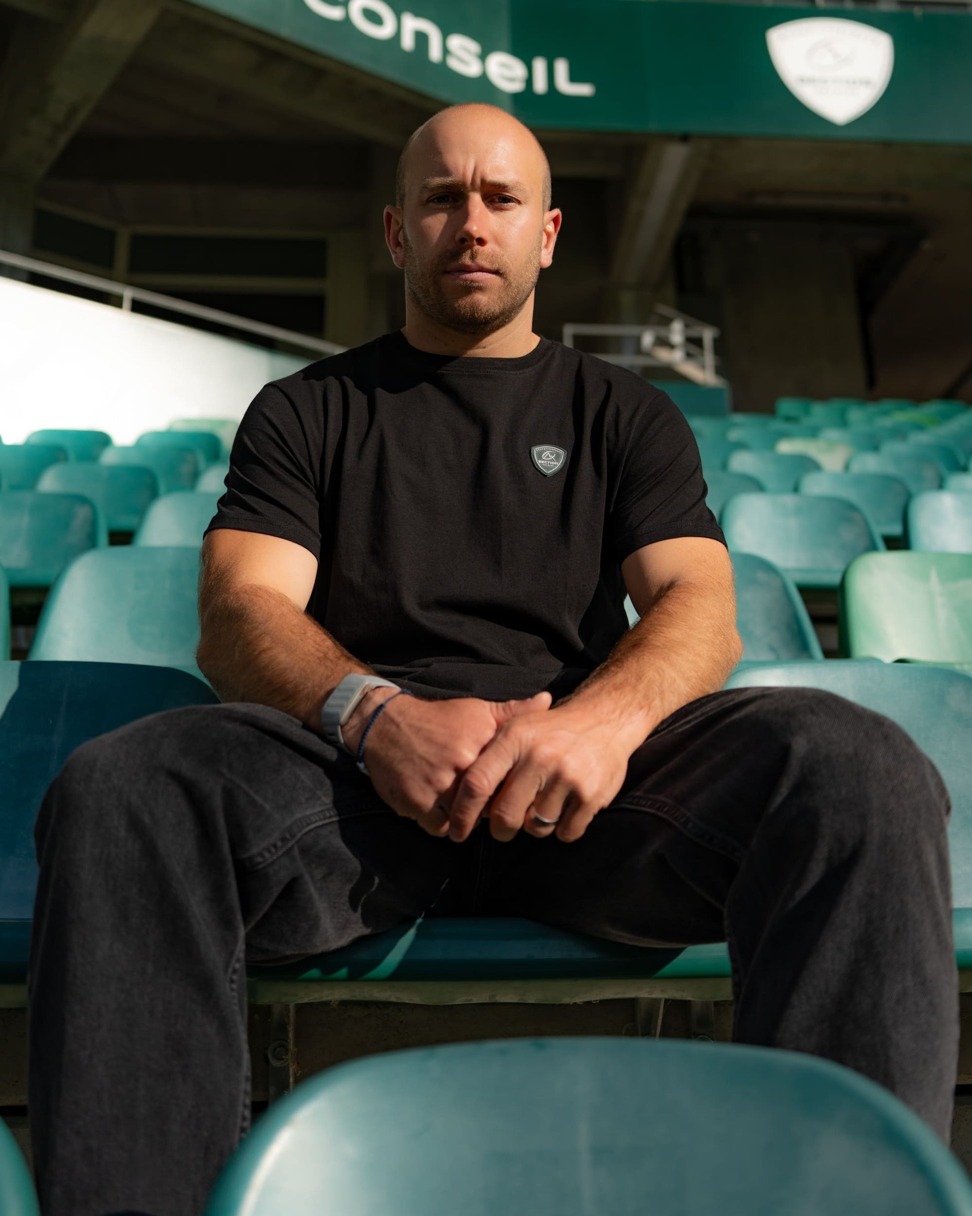 T-SHIRT BLASON 25/26 NOIR - SECTION PALOISE