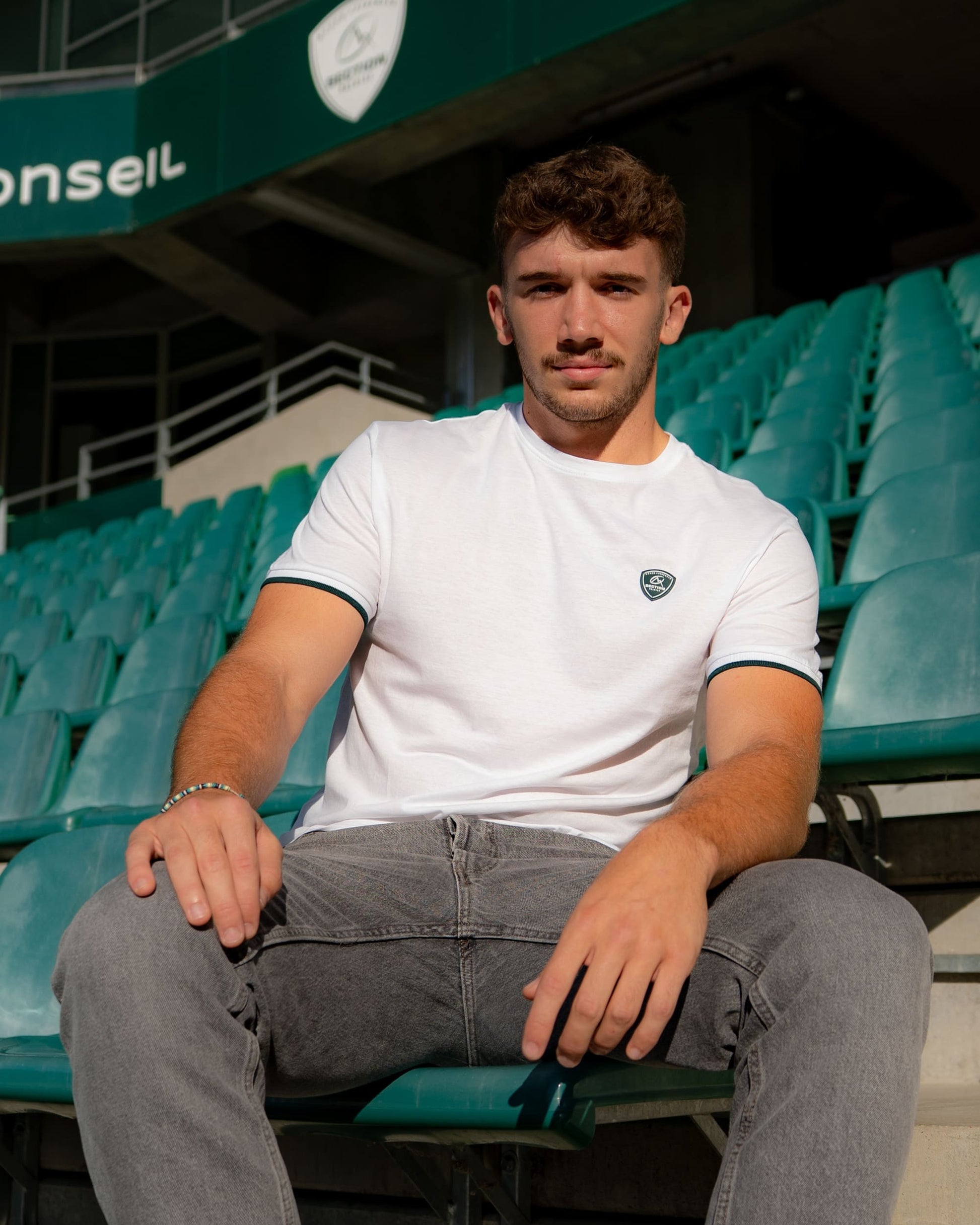 T-SHIRT BLASON 25/26 BLANC - SECTION PALOISE