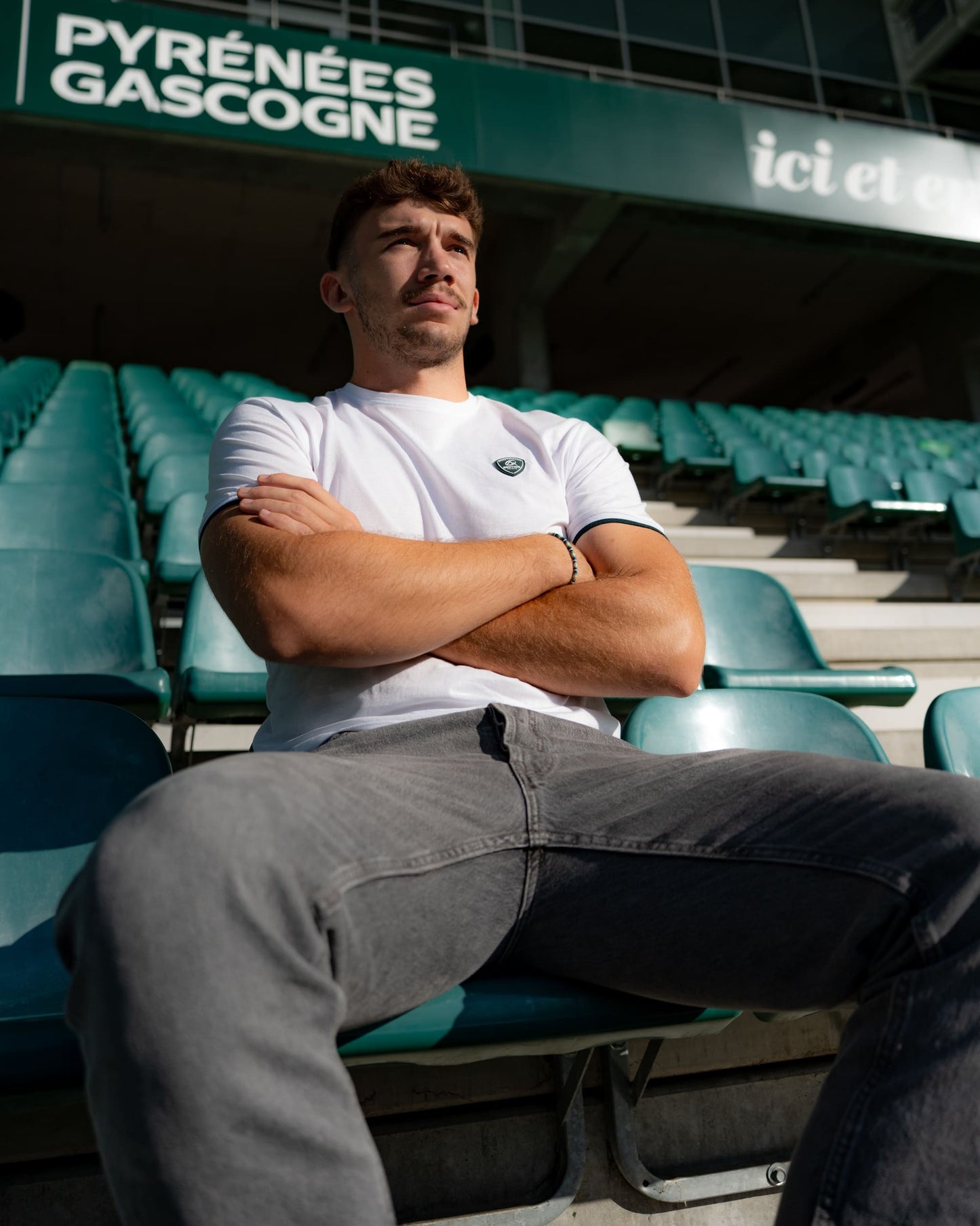 T-SHIRT BLASON 25/26 BLANC - SECTION PALOISE