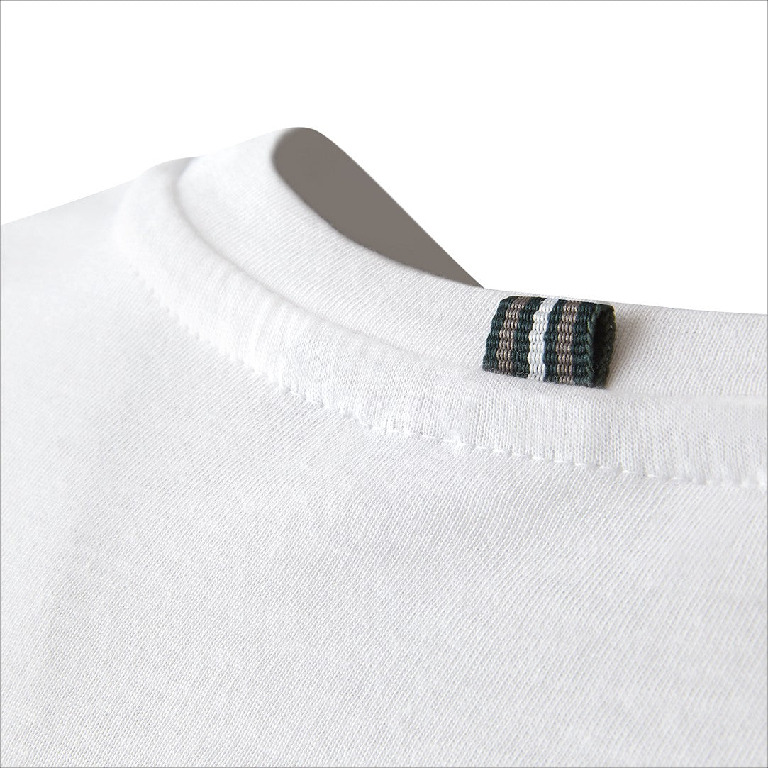 T-SHIRT BLASON BLANC