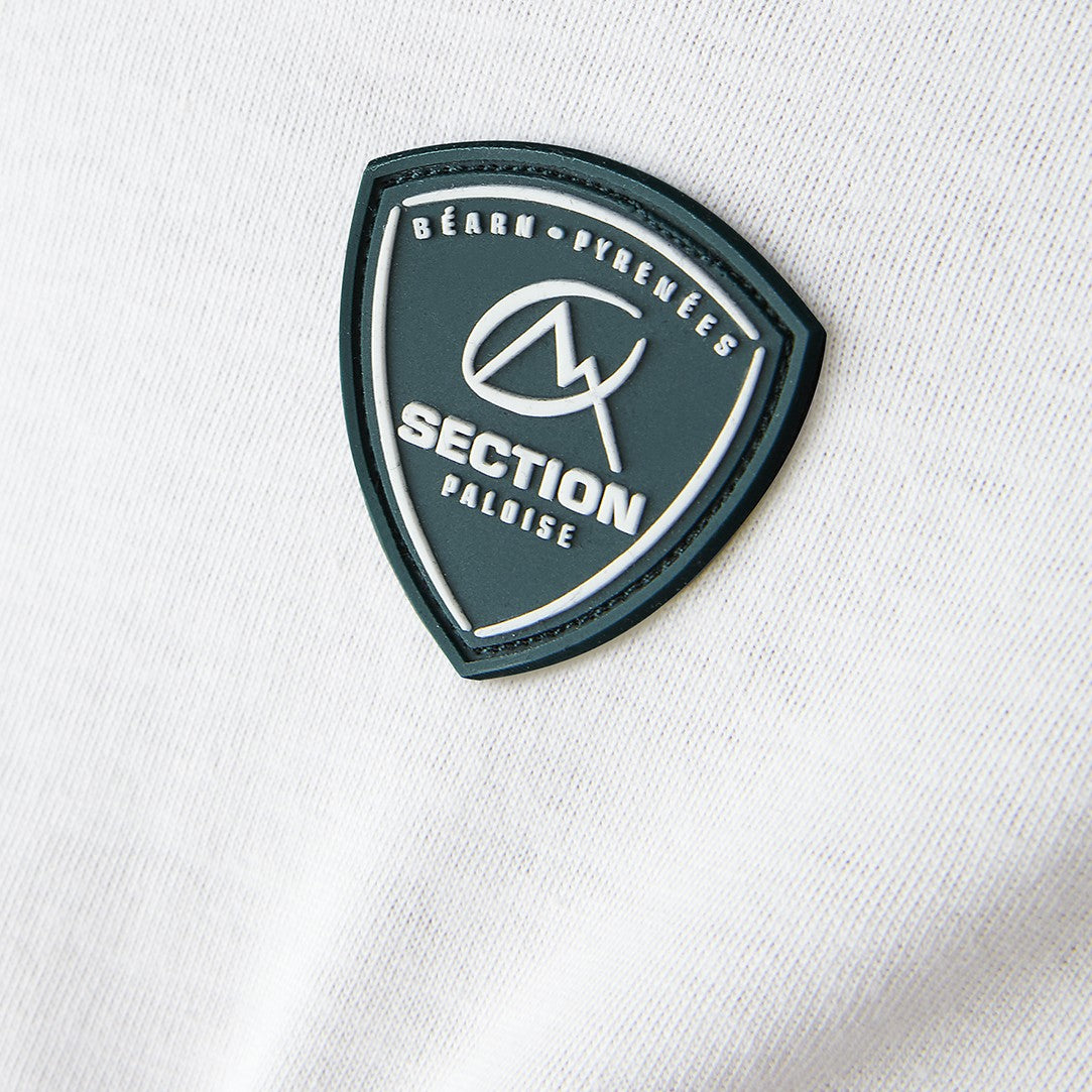 T-SHIRT BLASON BLANC