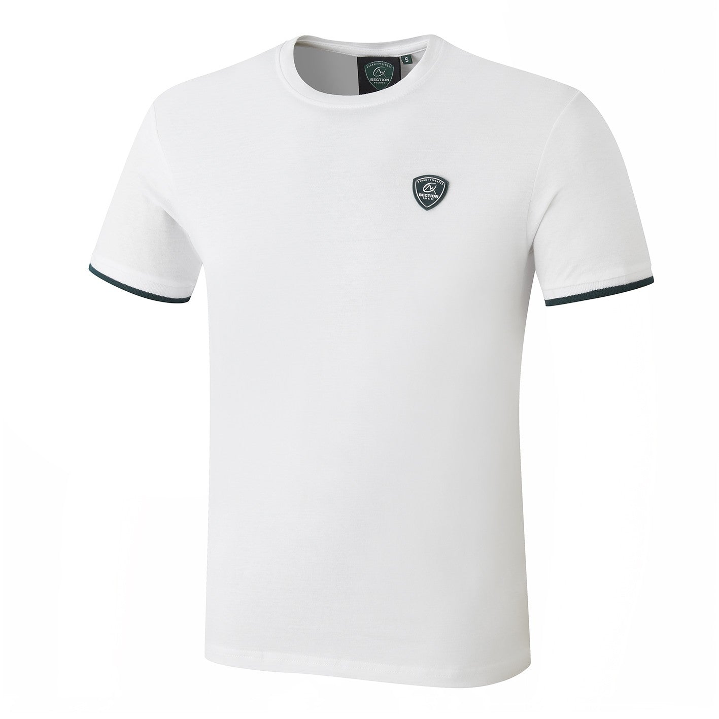 T-SHIRT BLASON BLANC