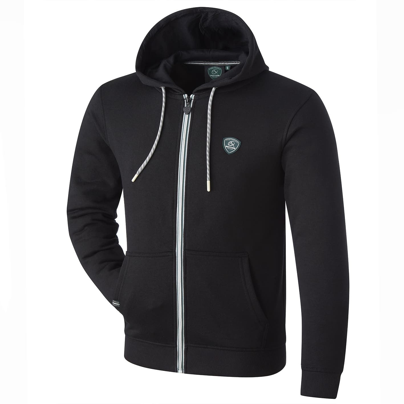 VESTE ZIPPEE BLASON NOIRE - SECTION PALOISE