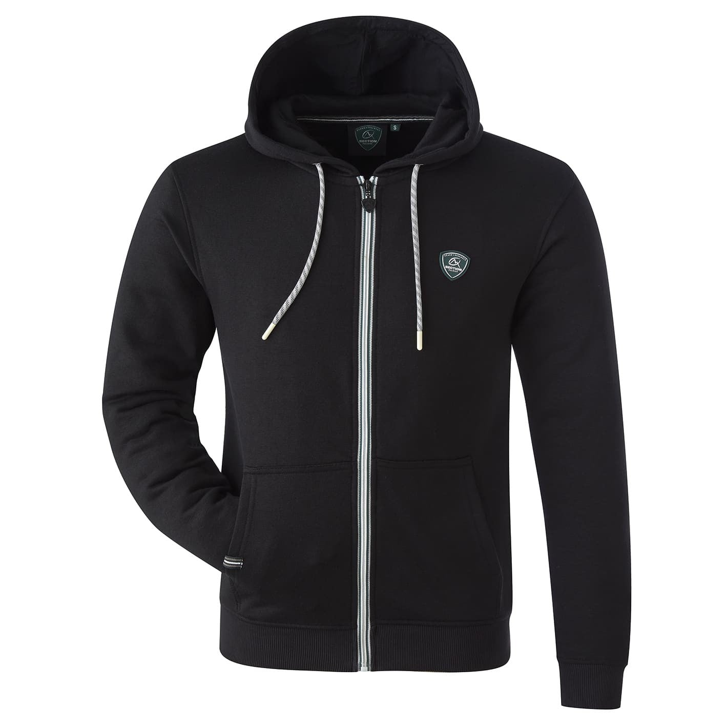 VESTE ZIPPEE BLASON NOIRE - SECTION PALOISE