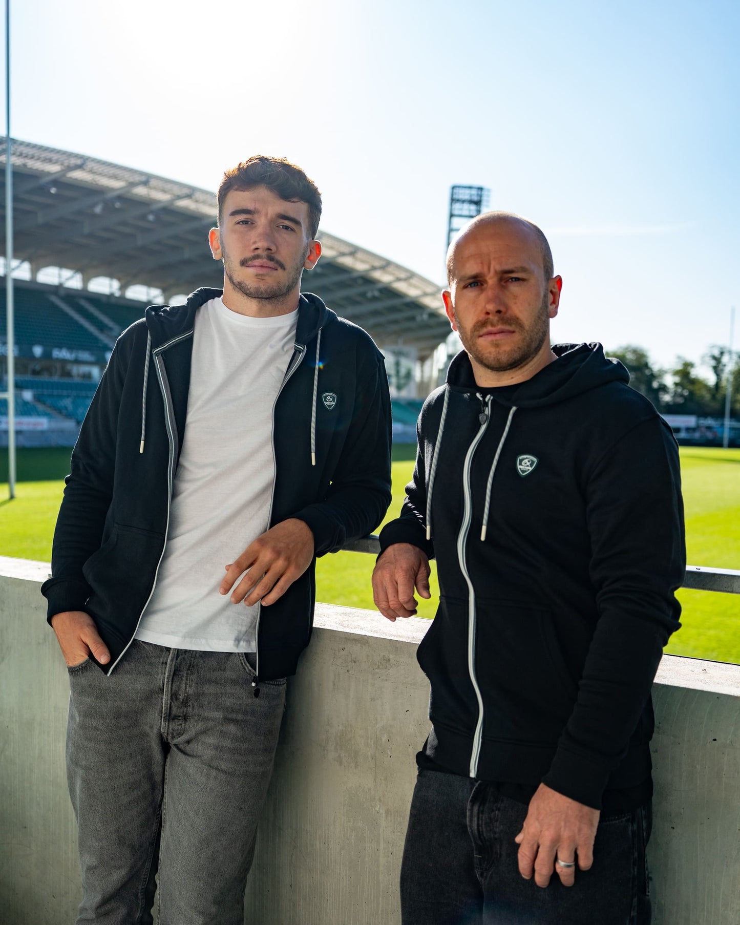 VESTE ZIPPEE BLASON NOIRE - SECTION PALOISE