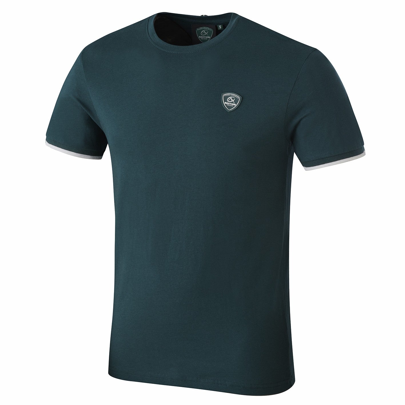 T-SHIRT BLASON VERT ENFANT