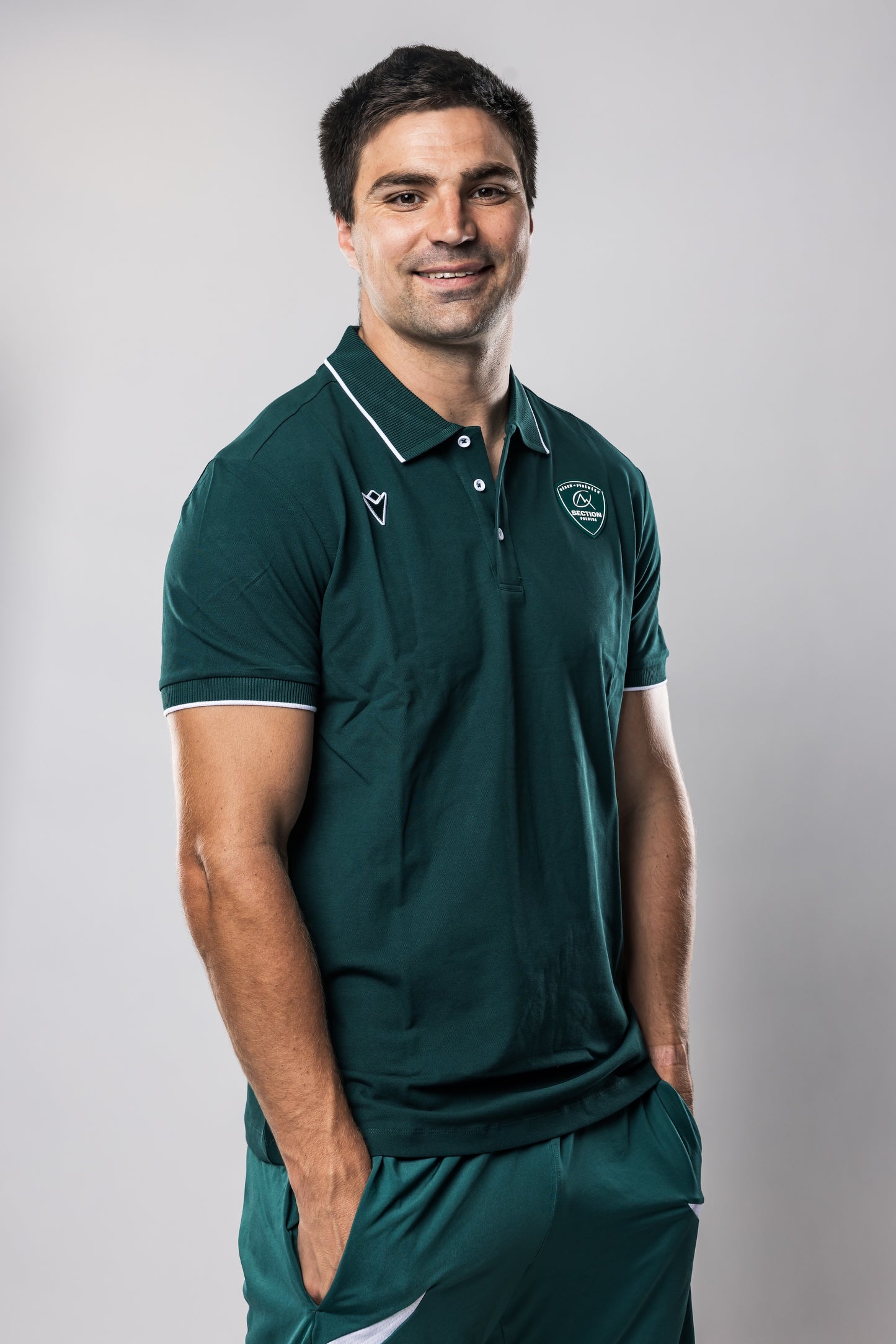 Polo Enfant Vert Macron Officiel - 2026/2027