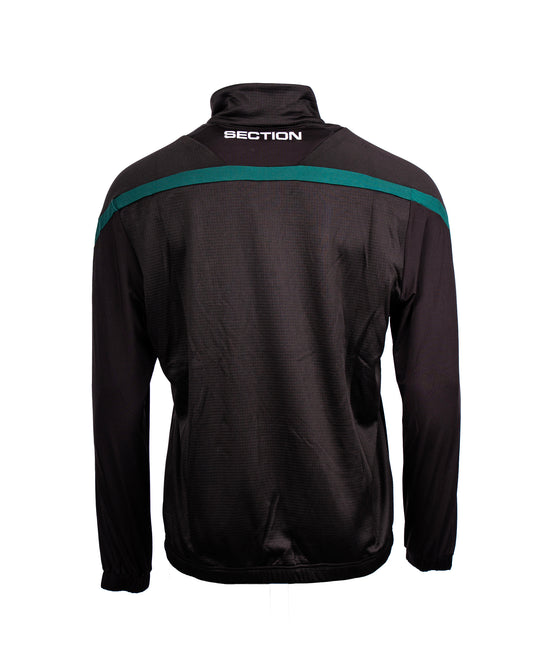 Veste Enfant Noire Joueur 1/4 de zip - 2026/2027