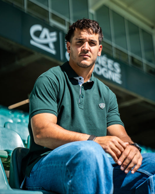 Polo Homme Vert manches courtes