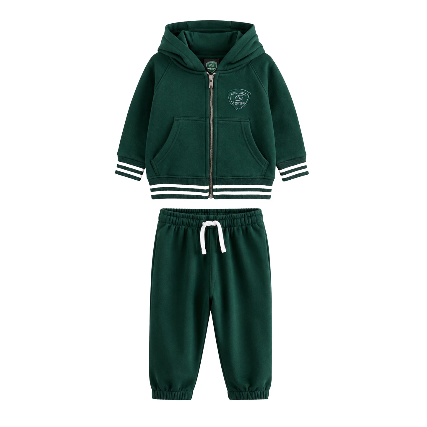 Ensemble vert molleton enfant