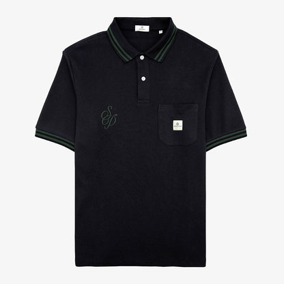 Polo gauffrette Serge Blanco