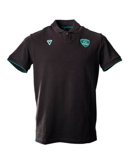 Polo Enfant Noir Macron Officiel - 2026/2027