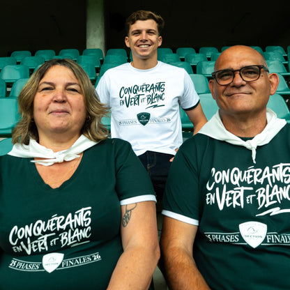 T-shirt Vert Femme Phases Finales 2025/2026