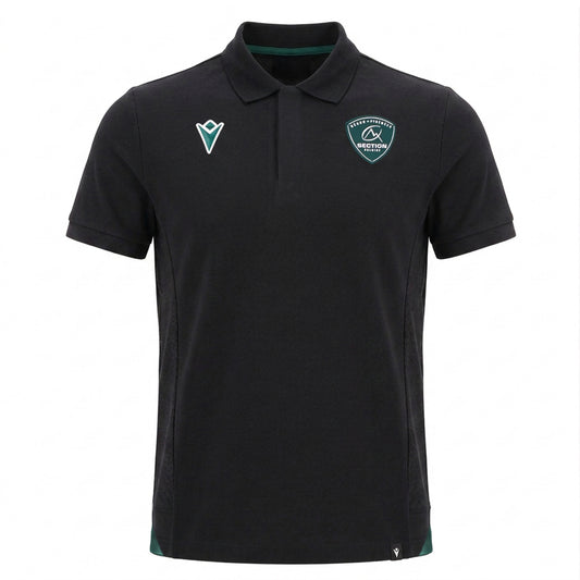 Polo Enfant Noir Macron Officiel - 2026/2027