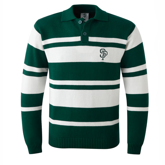 POLO MANCHES LONGUES MAISON TRICOT