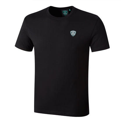T-SHIRT BLASON NOIR ENFANT