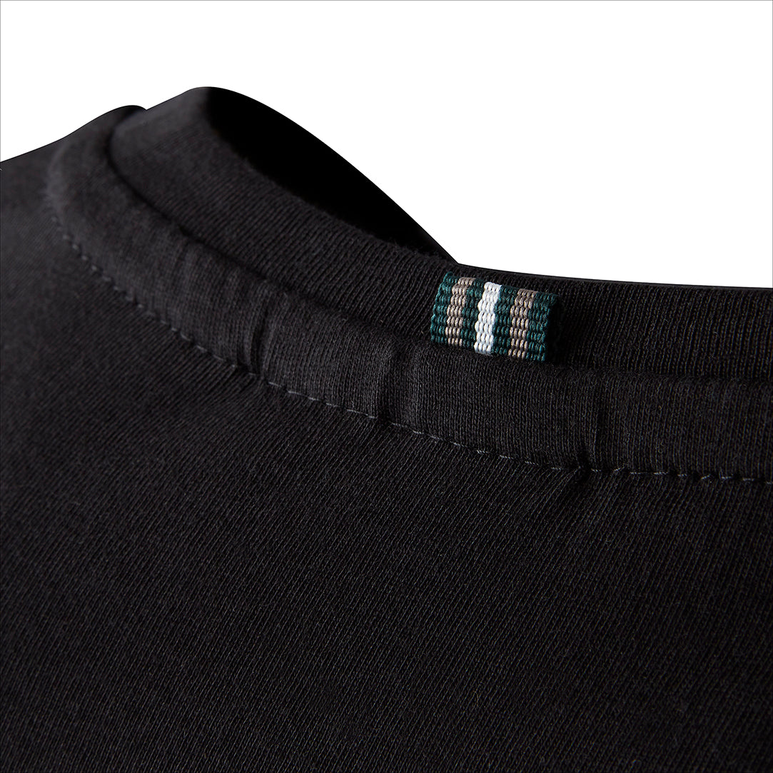 T-SHIRT BLASON NOIR ENFANT